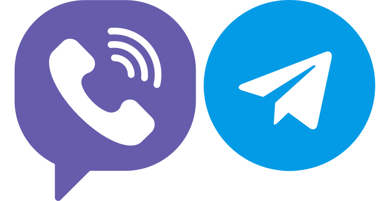 con viber telegram